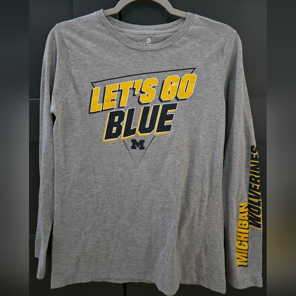 Youth U of Michigan Wolverines Long Sleeve Tee